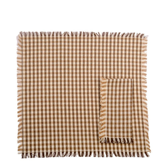 Gingham Napkin Set of 4