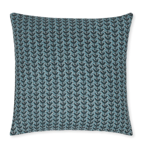 Aswan Azure linen cushion 50x50cm