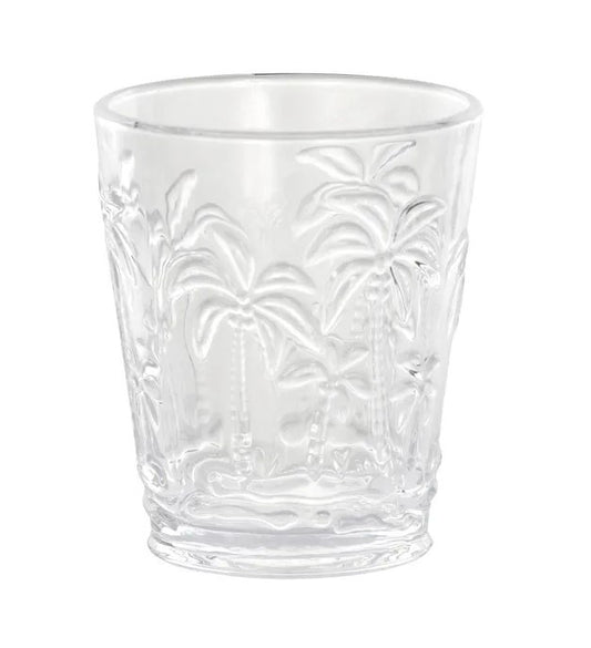 Oasis Etched Drinking Glass